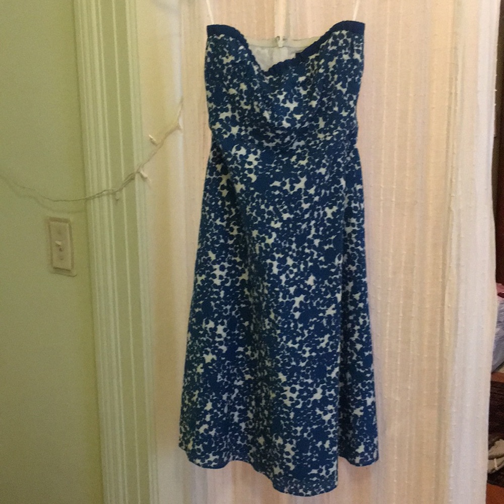 Spring strapless dress